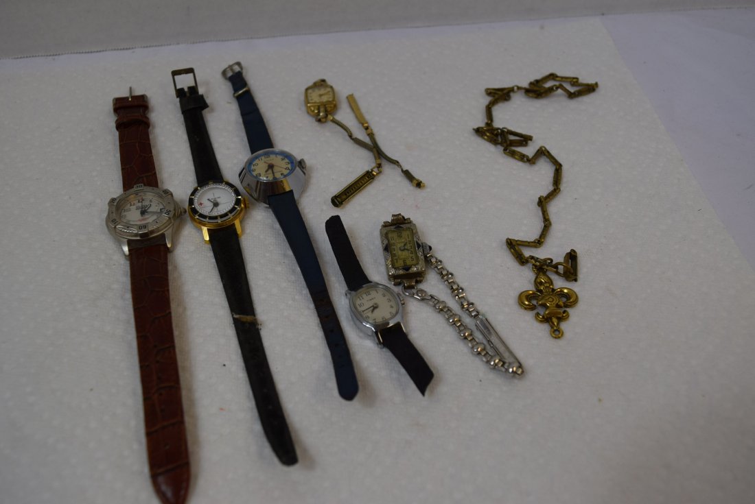 3 VINTAGE WATCHES ELGIN; BEDFORD; LUCERNE AND MORE (1 of 5)