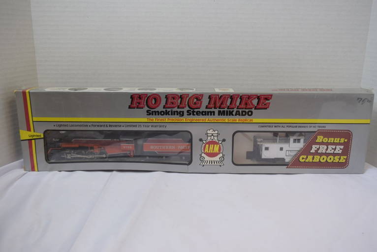 Ahm Ho Big Mike Smoking Steam Mikado Train Mint In