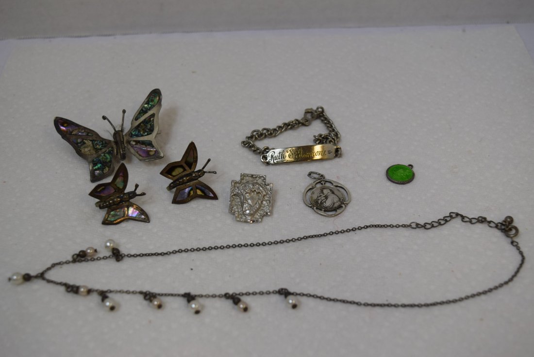 STERLING BUTTERFLY PIN AND MORE (1 of 5)