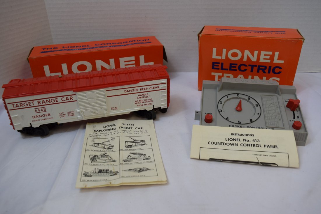 VINTAGE LIONEL TRAIN; EXPLODING TARGET CAR  AND CO (1 of 6)