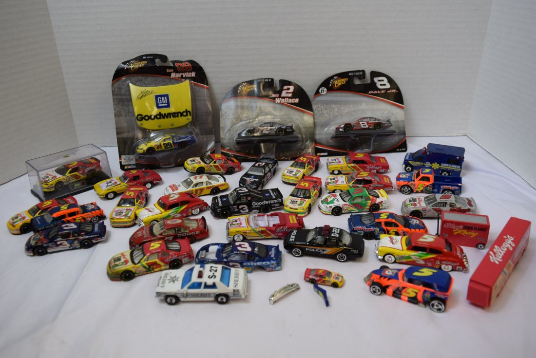 LOT BOX OF NASCAR CARS (1 of 5)