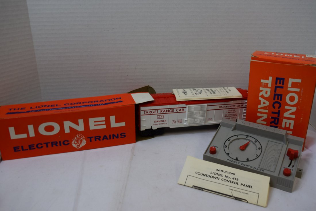 LIONEL EXPLODING TARGET CAR AND CONTROL PANEL (1 of 4)