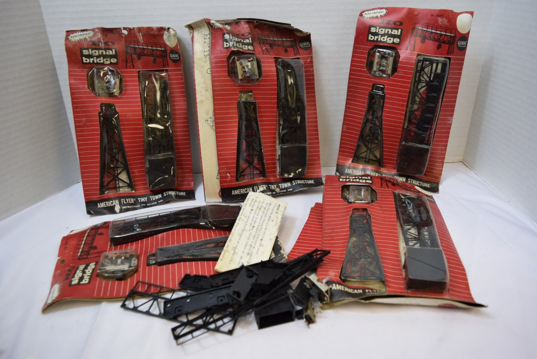 6 PACKS OF VINTAGE AMERICAN FLYER HO SIGNAL BRIDGE (1 of 4)