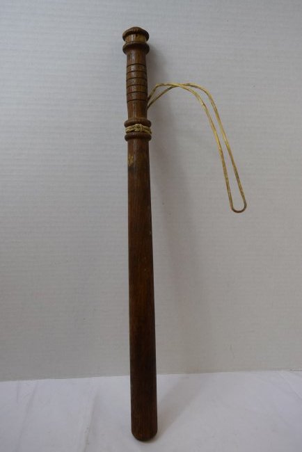 Vintage Wood Police Billy Club Baton Night Stick Sep 17 2016 Lemar Auctions And Estate Services In Ca