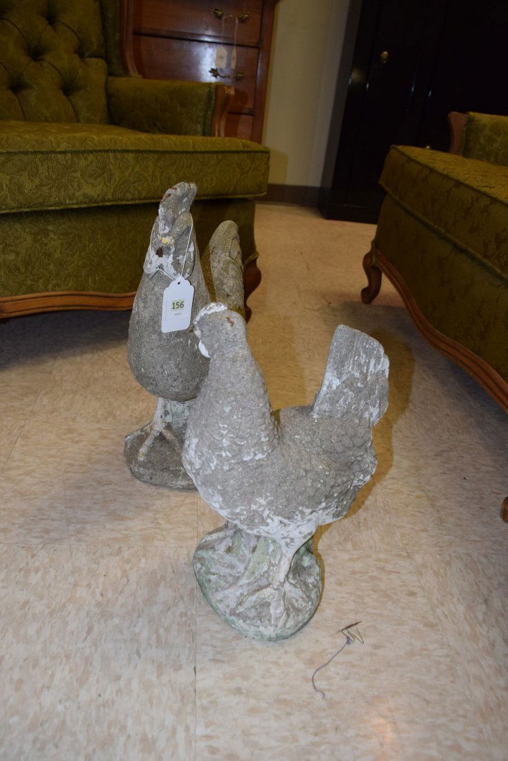 2 CEMENT CHICKENS (1 of 3)