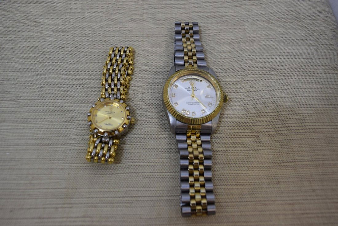 2 FAUX ROLEX WATCHES (1 of 4)