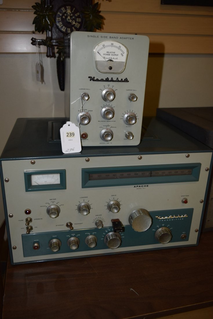 HEATHKIT APACHE TX-1 HAM RADIO WITH SIDE BAND ADAP (1 of 7)