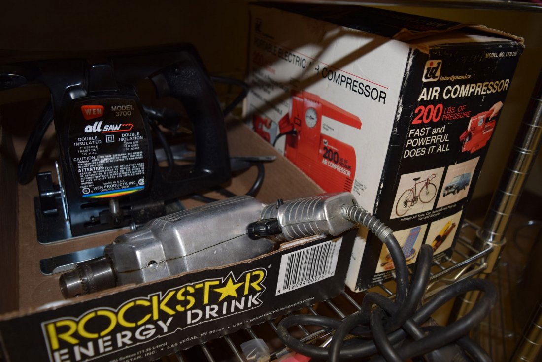 WEN DRILL & ALL SAW & COMPRESSOR (1 of 2)