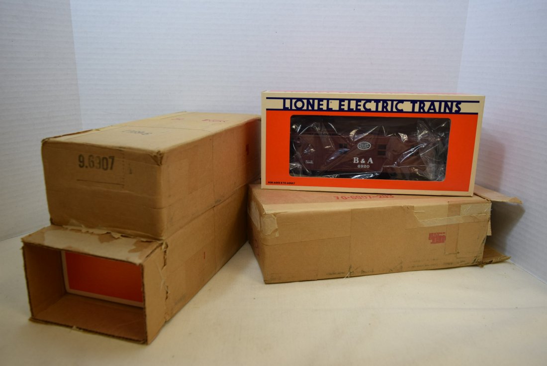 3 LIONEL TRAIN B & A CABOOSES 6920 - NIB (1 of 5)