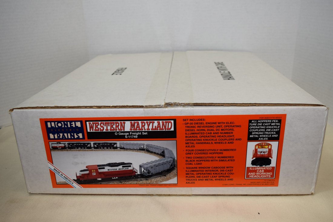 LIONEL ELECTRIC TRAIN WESTERN MARYLAND O GAUGE FRE (1 of 5)