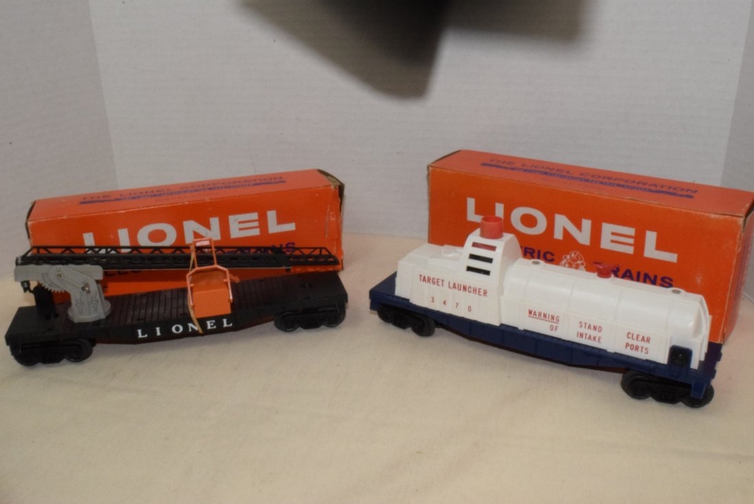 LIONEL TRAINS-AERIAL TARGET LAUNCHING CAR & CHERRY (1 of 7)