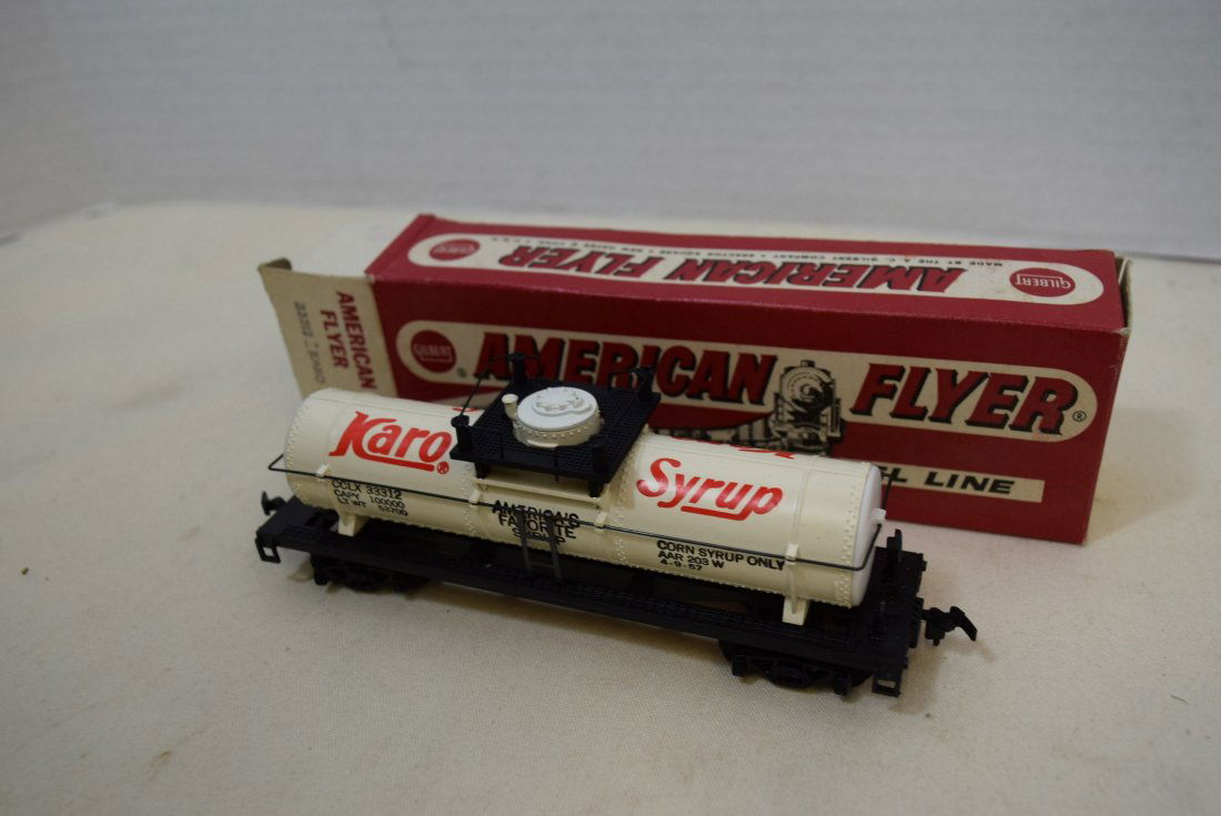 RARE AMERICAN FLYER HO KARO SYRUP CAR 33312 - NIB (1 of 4)