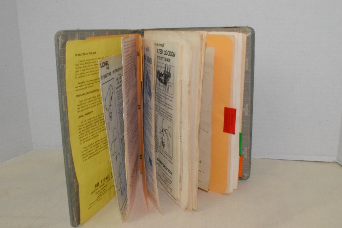 RARE 50'S LIONEL INSTRUCTION INSERTS (1 of 8)