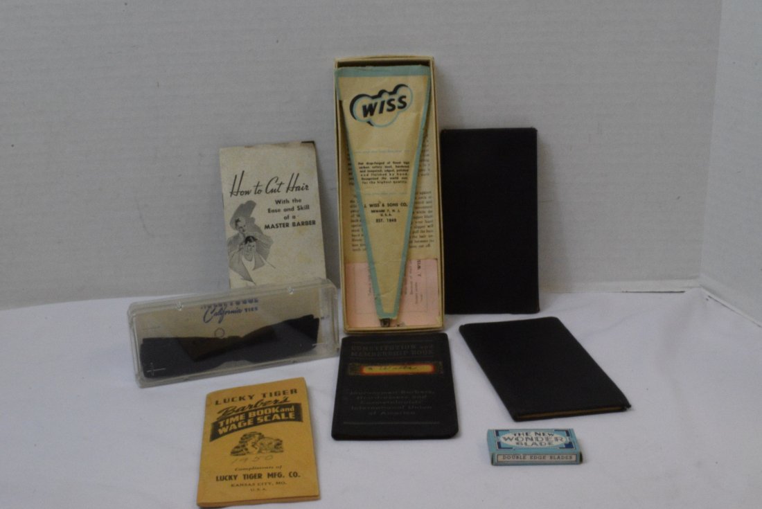 3 1930-1940'S BARBER'S UNION CONSITUTION MEMBERSHI (1 of 9)