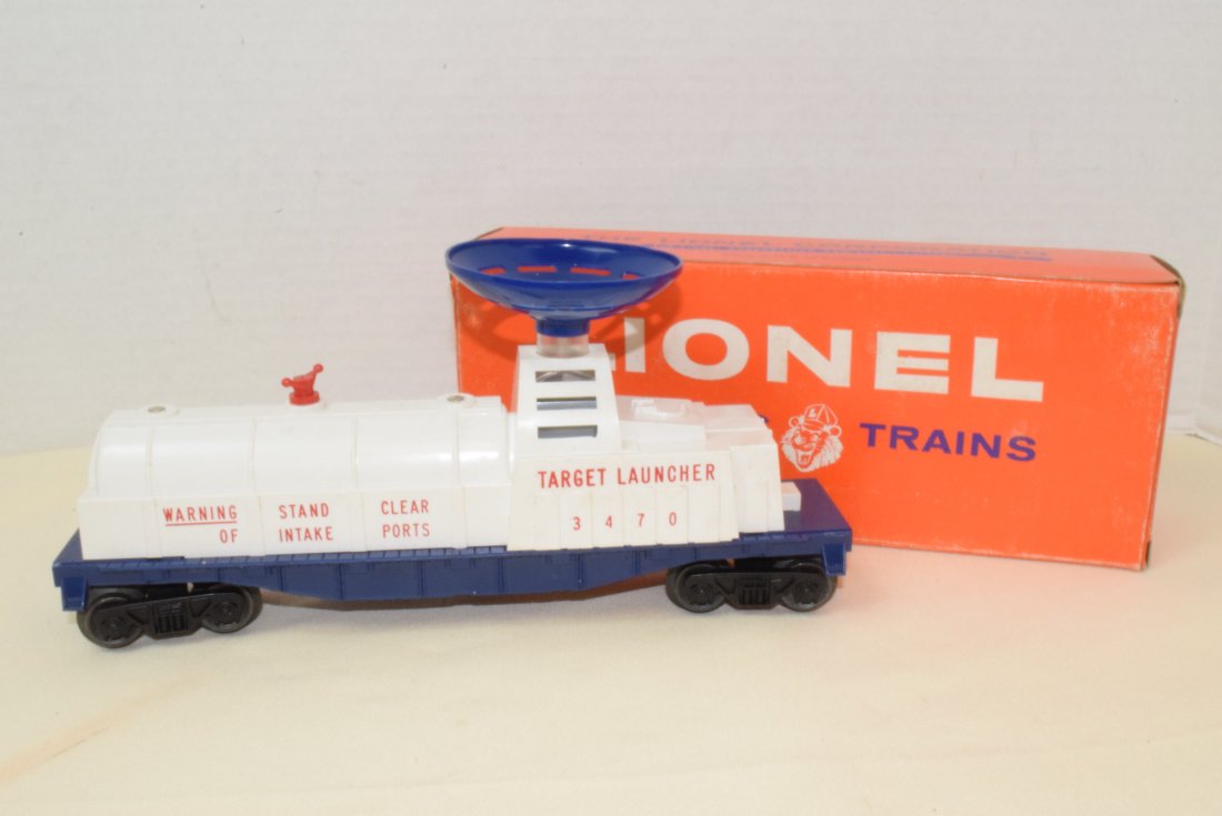 LIONEL AERIAL TARGET LAUNCHING CAR 3470 (1 of 8)
