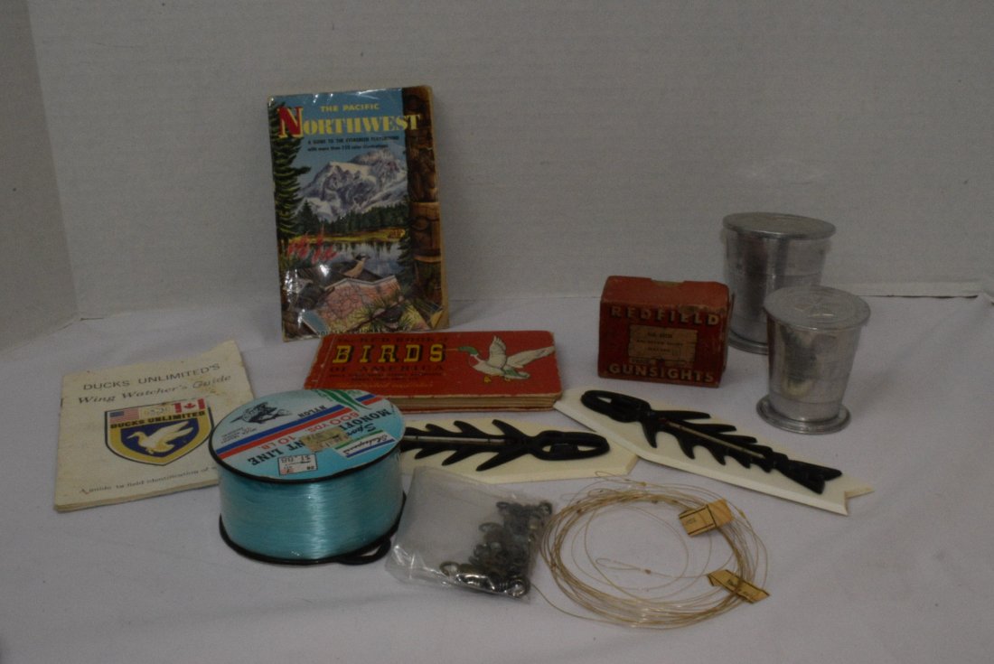 FISHING SUPPLIES-BIRD BOOKS-COLLASPABLE DRINKING C (1 of 7)