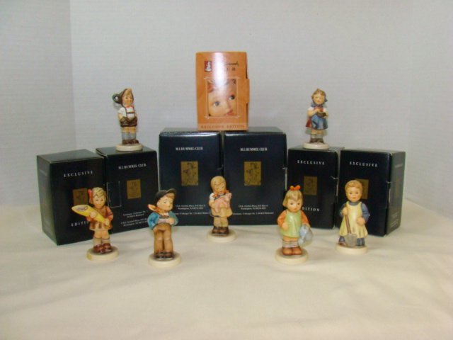 7 EXCLUSIVE EDITIONS HUMMEL FIGURINES - IN BOX (1 of 10)