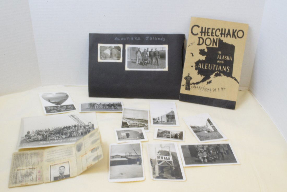 WW II ALEUTIANS ISLAND PHOTOS & GI  ID (1 of 9)