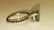 14K Gold AAA Quality Colombian Emerald and Diamond Ring - 3