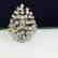 14k Gold & White Diamond Cocktail Ring - 3