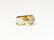 18K Two Tone Vintage Diamond Ring - 3