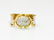 18K Two Tone Vintage Diamond Ring - 5