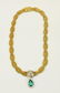 14k Yellow Gold, Emerald & Diamond Necklace *CERTIFIED* - 6