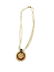 22k Gold Natural Basra Pearl DIAMOND Emerald Necklace. - 2