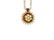 22k Gold Natural Basra Pearl DIAMOND Emerald Necklace. - 3