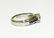 18K, 1.70 Carat Diamond and Blue Sapphire Ring - 4