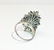 18k Diamond Blue Sapphire & Yellow Diamond Vintage RING - 4