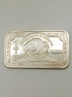 1 Troy Ounce Bullion .999 Silver Bar.: 1 troy ounce sterling silver bar. 999 bullion bar. Beautiful bar.