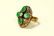 14K Real Vintage 8.50 CARAT Emerald And Diamond Ring - 3
