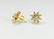 14K gold, 1.00 CT VS Clarity & G color Diamond Earrings - 4