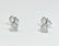 14K white gold, 0.50 CT old mind diamond earrings/studs