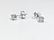14K white gold, 0.50 CT old mind diamond earrings/studs - 3