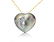 Mother of Pearl & Diamond in Sterling Silver Pendant - 3