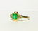 RARE 18K Yellow Gold & Emerald Vintage Ring - 2
