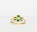 RARE 18K Yellow Gold & Emerald Vintage Ring - 4