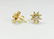14K gold, 1.00 CT VS Clarity & G color Diamond Earrings - 4