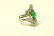14K Gold, 5.50 Carat Colombian Emerald and Diamond Ring - 2