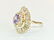 14K Gold, 3.00 CT Diamond & Tanzanite Ring - 3