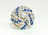 14K, 3.00 CT Diamond and Blue Sapphire Cocktail Ring - 3