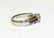 18K, 1.70 Carat Diamond and Blue Sapphire Ring - 4