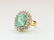 14k Gold COLOMBIAN Emerald & Diamond Cocktail Ring - 3