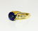 14K, Natural 7.00 ct Blue Sapphire & Diamond Ring - 2