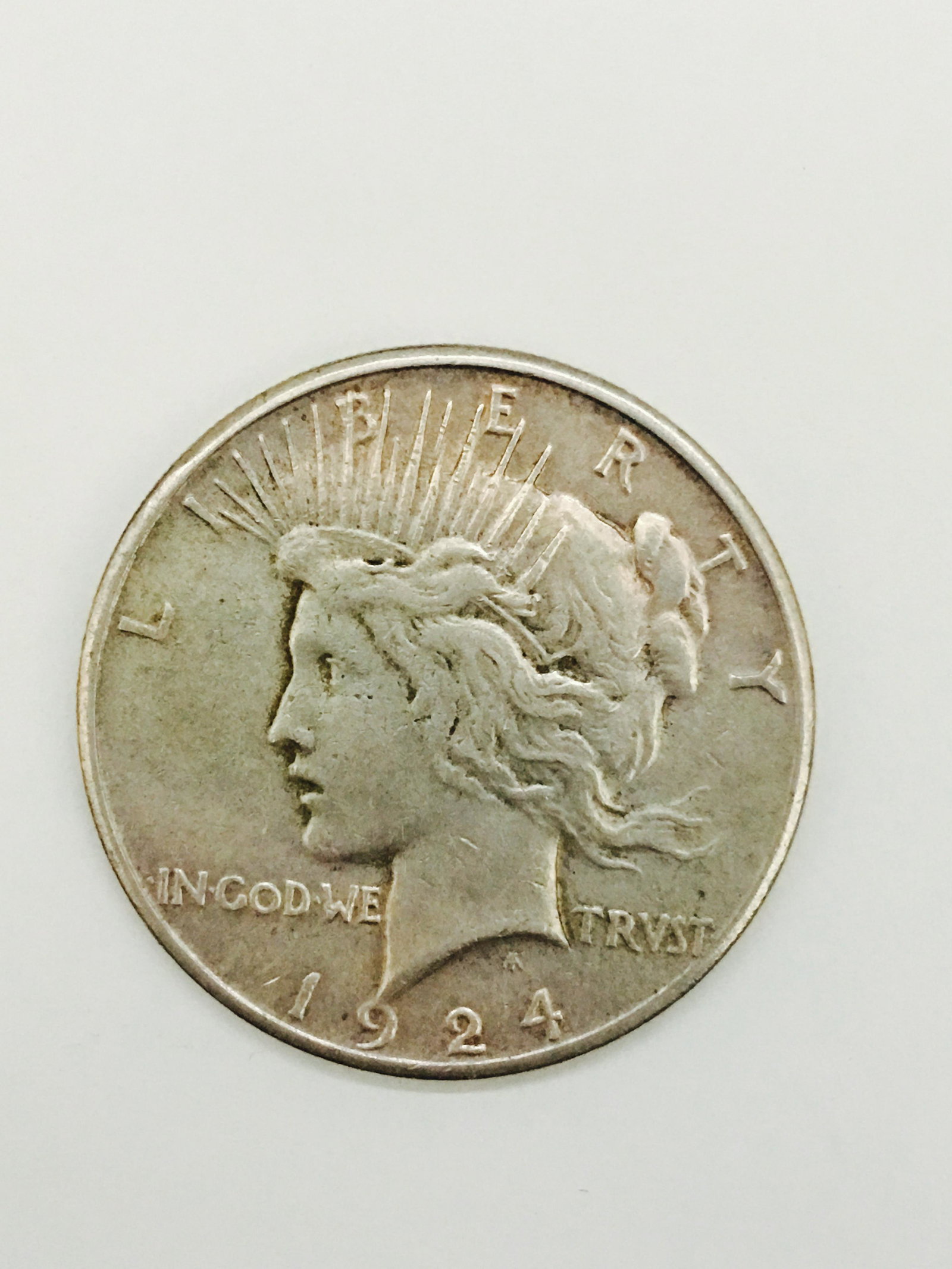 Liberty In God We Trust 900 Silver Coin 1924 (1 of 2)