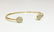 18k Yellow Gold DIAMOND BANGLE / BRACELET - 2