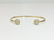 18k Yellow Gold DIAMOND BANGLE / BRACELET - 4
