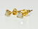 14K Yellow gold, 0.33 CT VS-SI Diamond Studs/earrings - 3